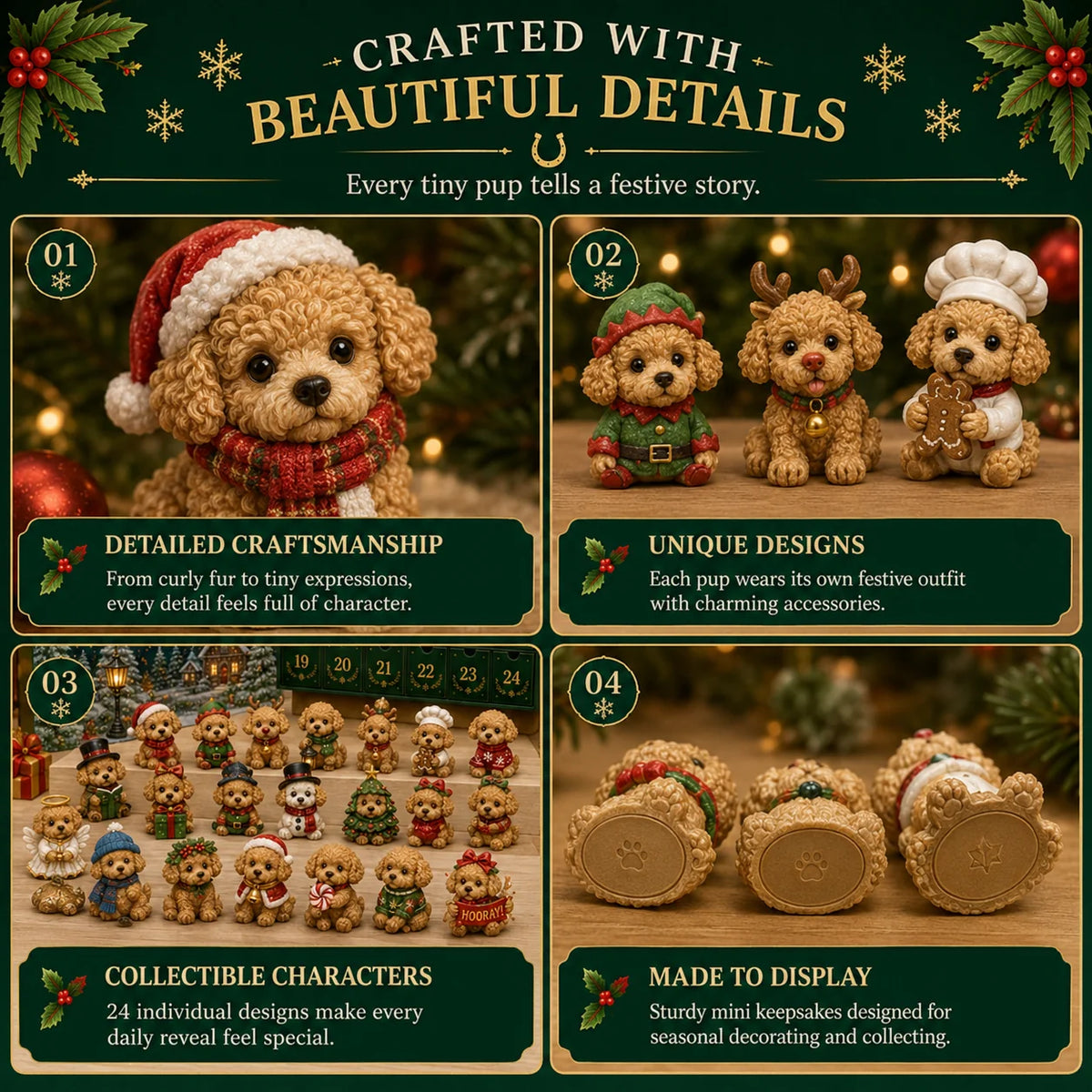 MerryPup – Festive Teddy Dog Advent Calendar