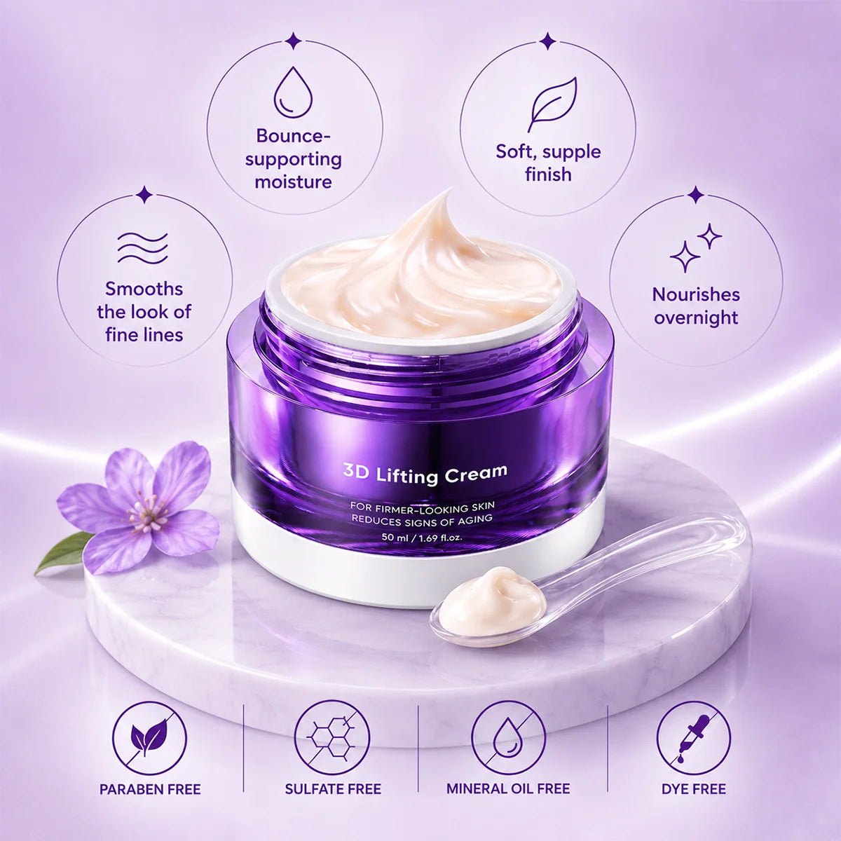 Sculptelle – 3D Lifting Korean Night Cream