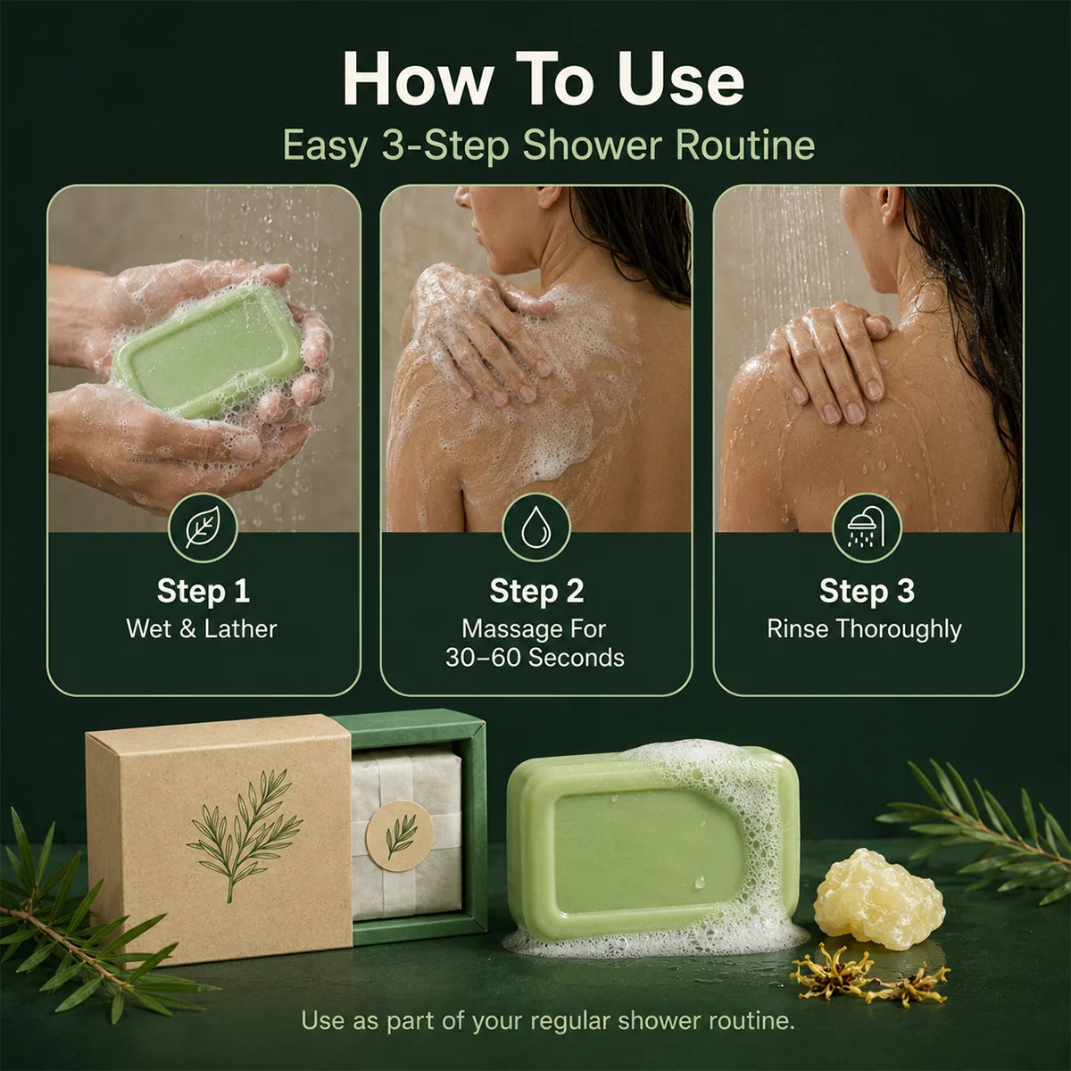 FungiGuard – Tea Tree Antifungal Soap Bar