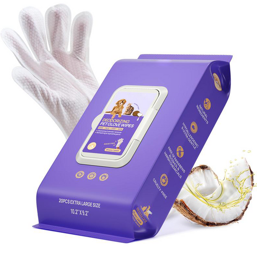 PawFresh – Deodorizing Glove Wipes for Dogs & Cats