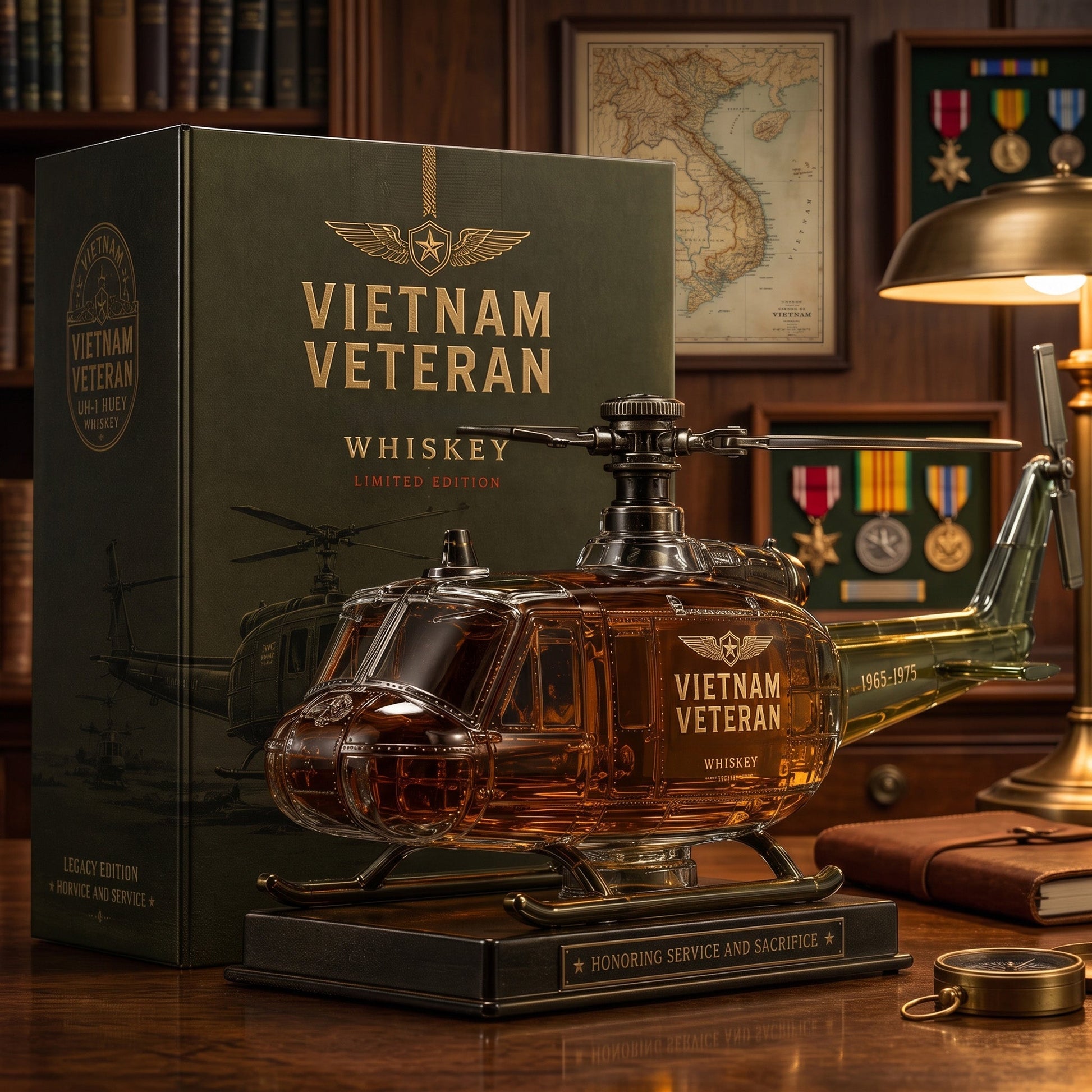 ValorReserve – Vietnam Veteran Tribute Whiskey Bottle