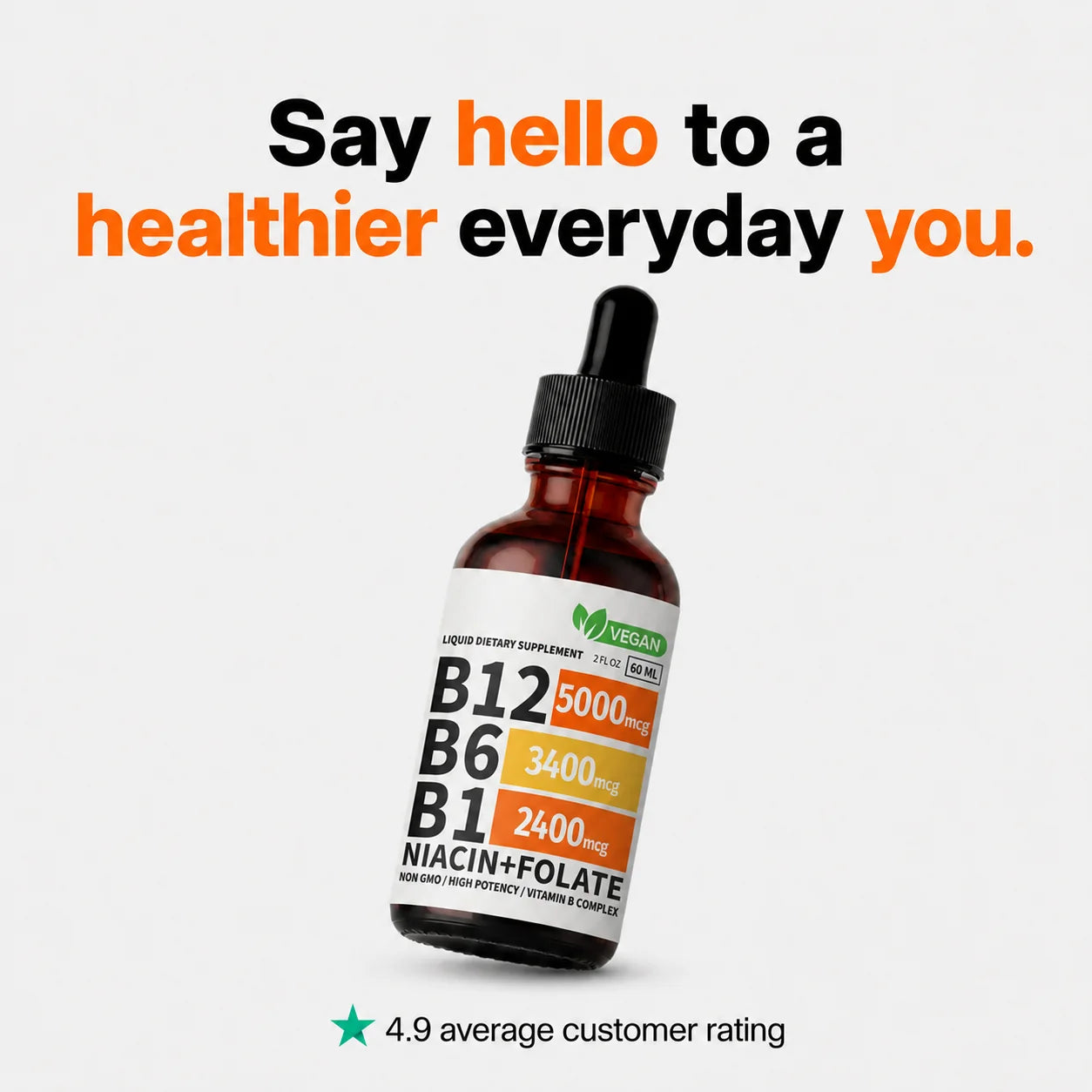 VitaCore – 5-in-1 Daily B-Complex Liquid Drops