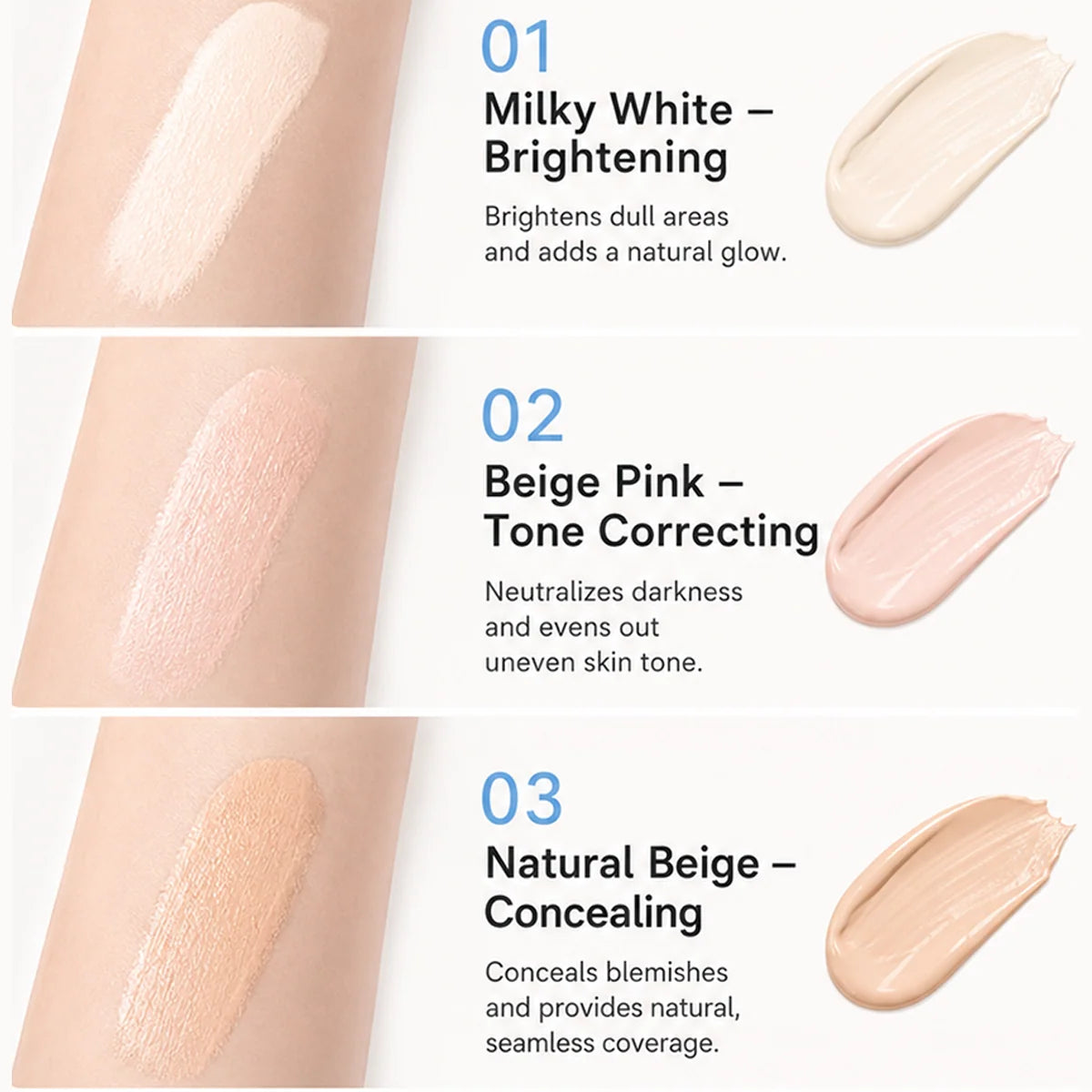 VelouraSkin – Dual-Effect Concealer & Powder Foundation