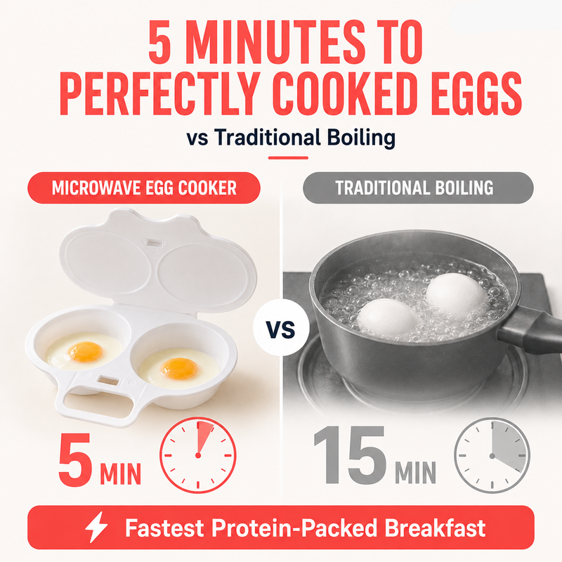 BreakfastPro – Dual-Cup Microwave Egg Cooker