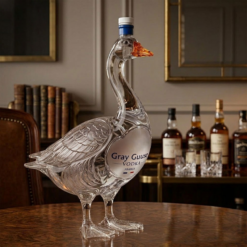 GooseCharm – Premium 3D Glass Display Figurine