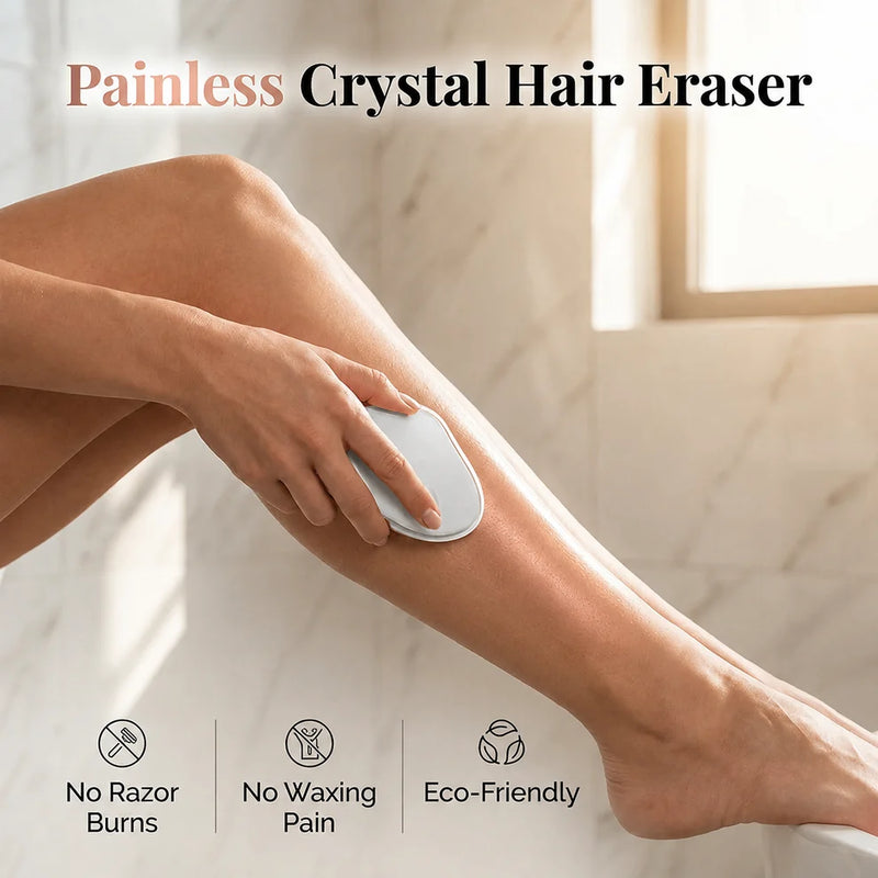 SilkErase – Palm-Fit Crystal Hair Removal Tool