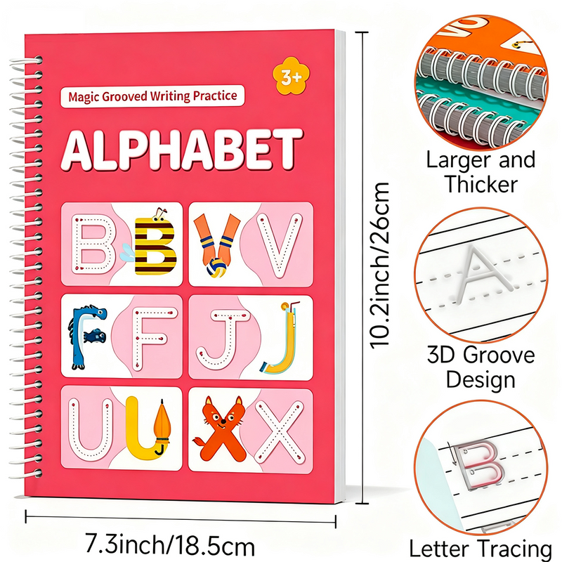 WriteBright – Magic Grooved Writing Practice