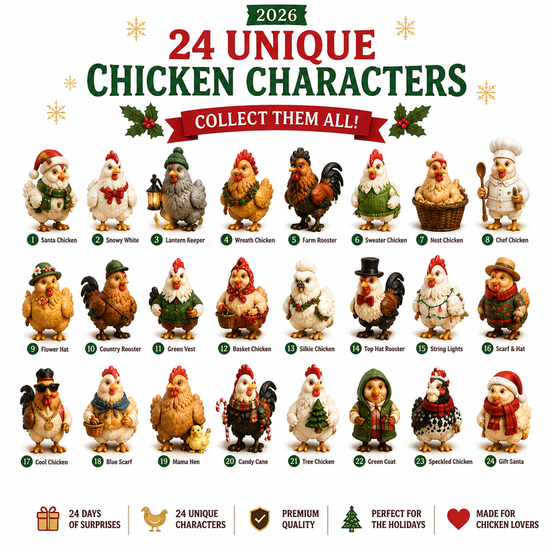 MerryChicks – 24-Day Christmas Chicken Collection