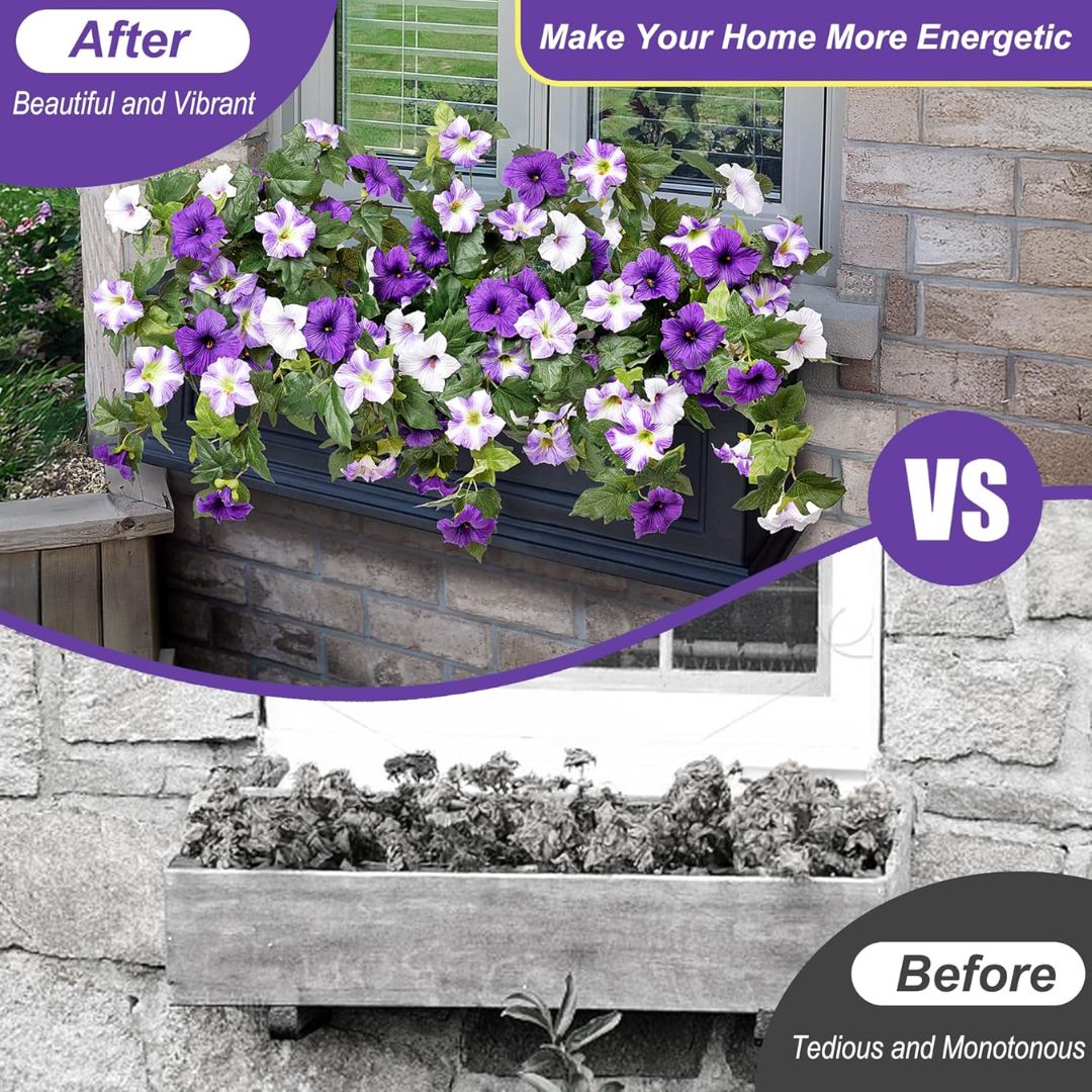 BloomCharm – Fade Proof Artificial Petunia Bouquet