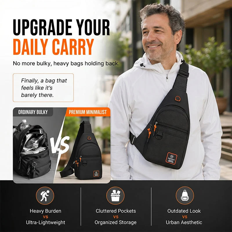 SlingGuard – Waterproof Travel Crossbody Bag