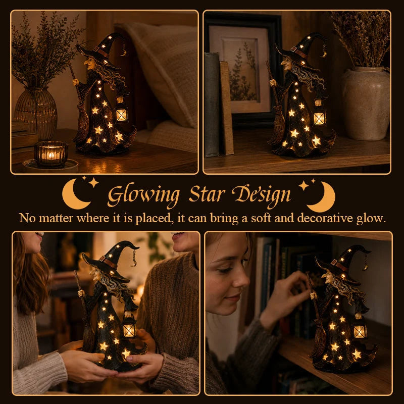 Starwhim – Starlight Witch LED Night Light Figurine