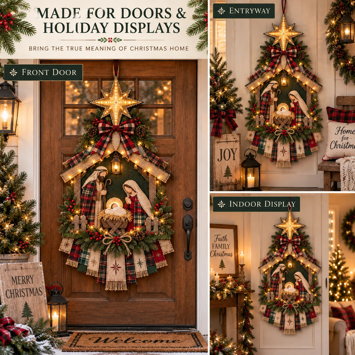 BethlehemBloom – DIY Nativity Christmas Display Kit