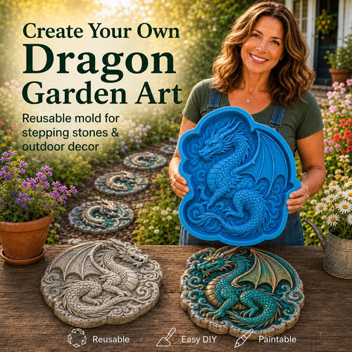 GardenCraft – Reusable Stepping Stone Art Mold