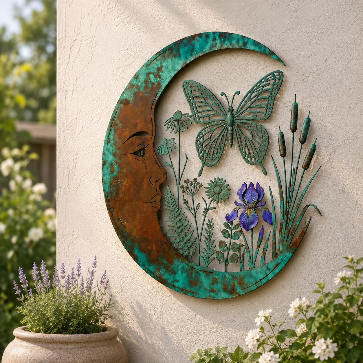 LunaBloom – Moon Fairy Wall Decor