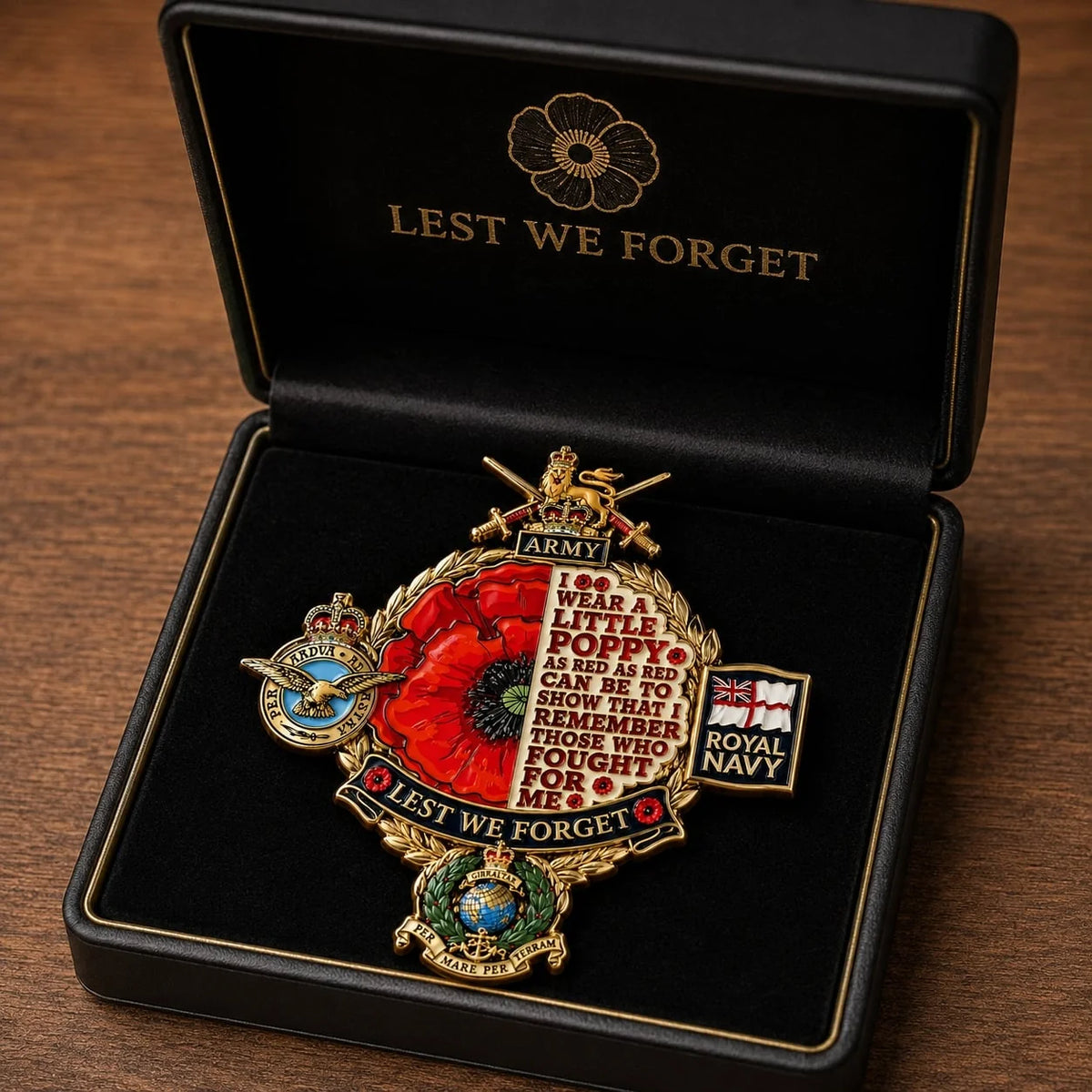 RemembranceCrest – British Armed Forces Tribute Badge