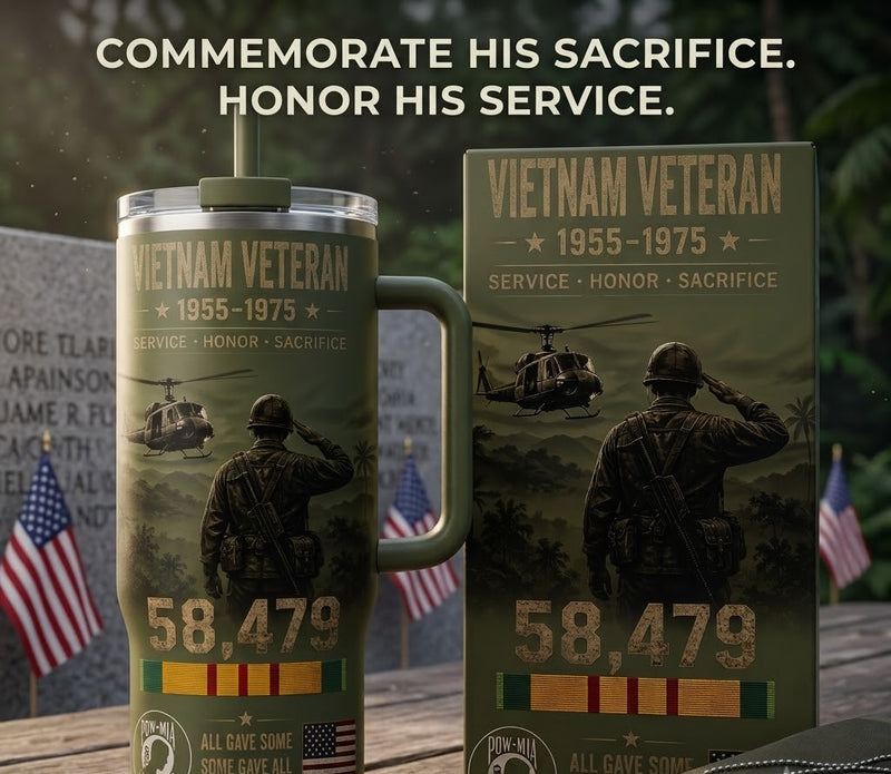 HonorSteel – Veteran Stainless Steel Insulated Travel Tumbler