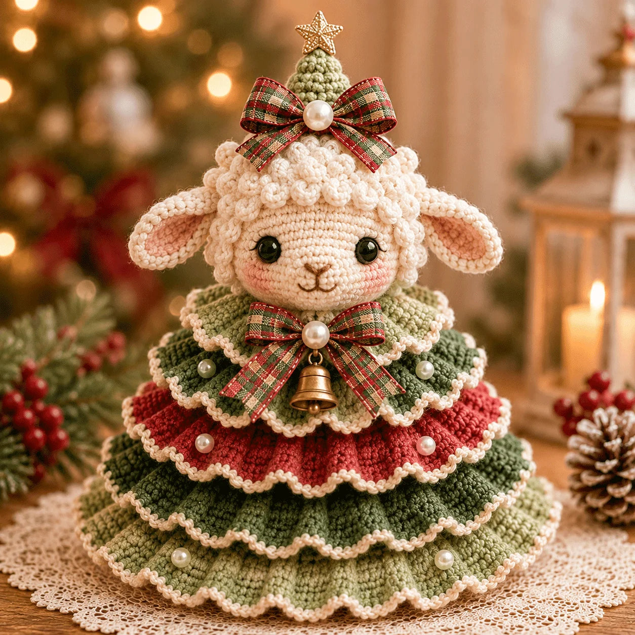 FestiveKnot – DIY Christmas Tree Animal Crochet Kit