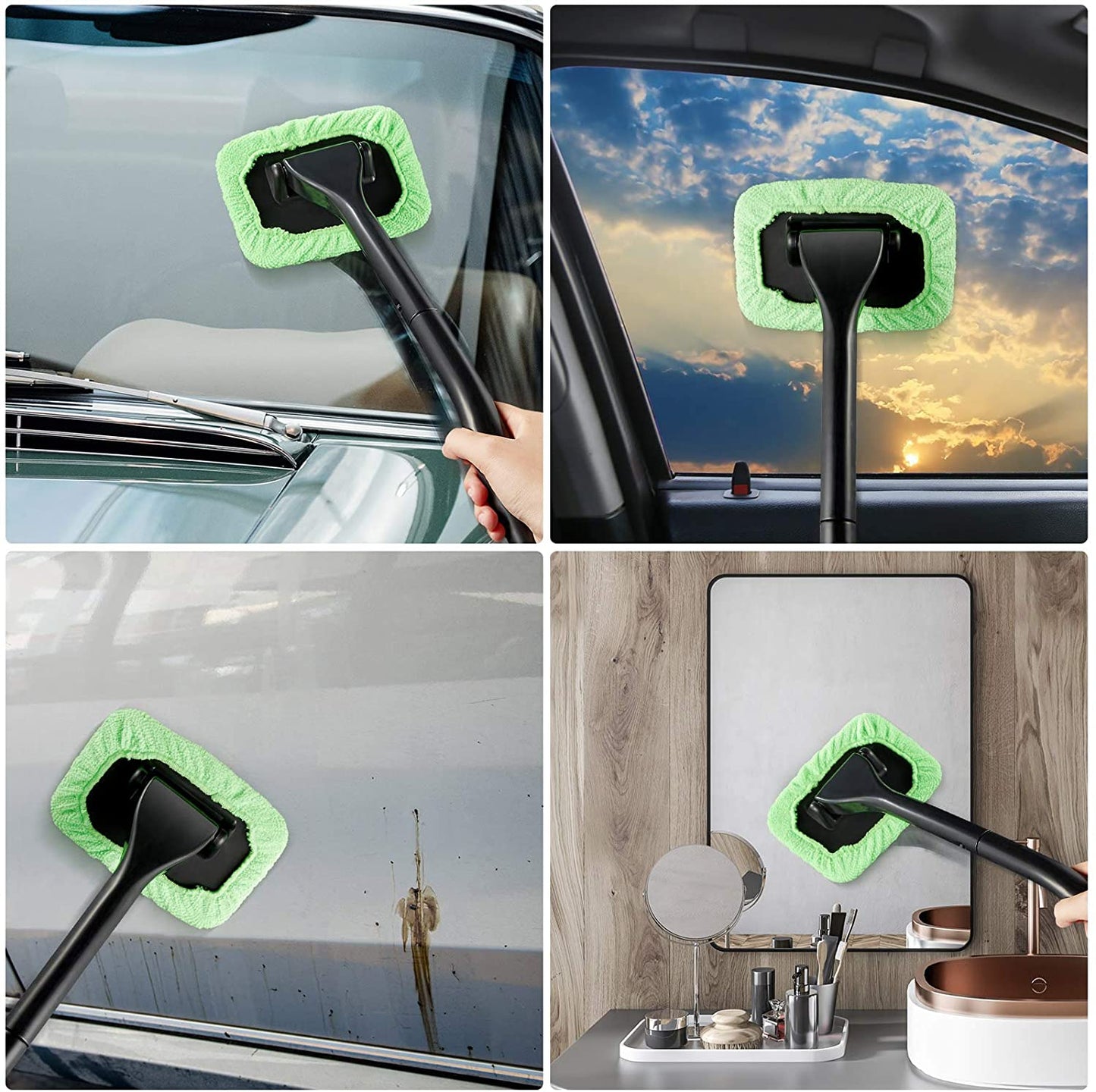 SparkleDrive – Microfiber Windshield Cleaner