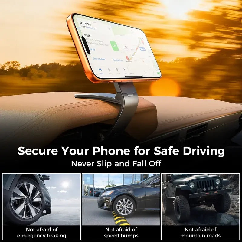 MagnaGrip – 95° Adjustable Magnetic Car Phone Mount