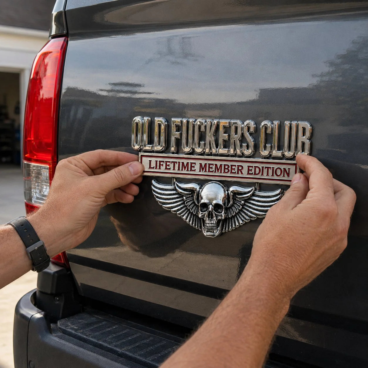 RoadLegend – Lifetime Member Metal Car Emblem