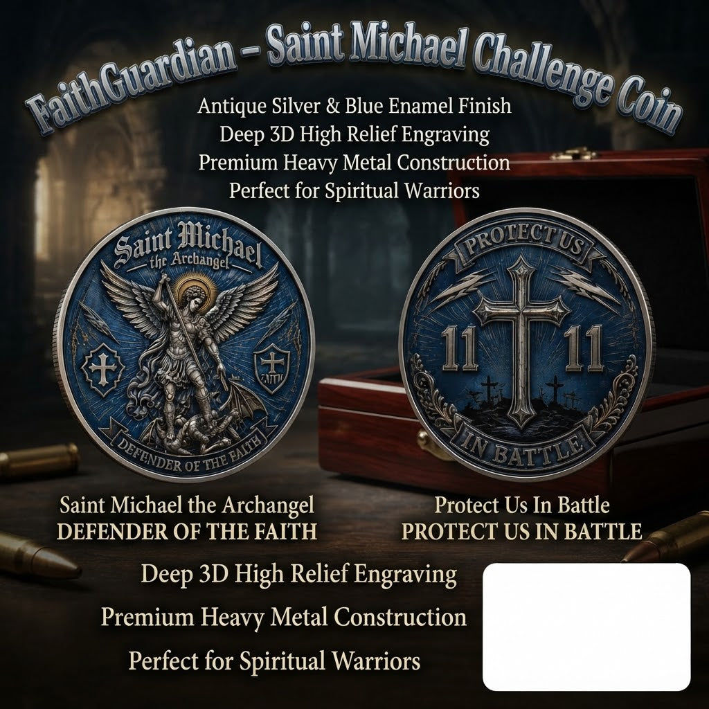 FaithGuardian – Saint Michael Challenge Coin