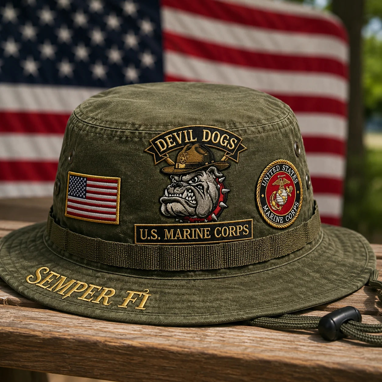PatriotWear – Outdoor Military Tribute Boonie Hat