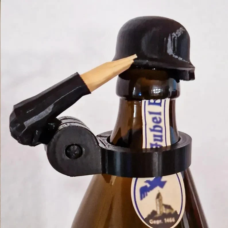 BrewGuard – Tactical Soldier Beer Bottle Helmet