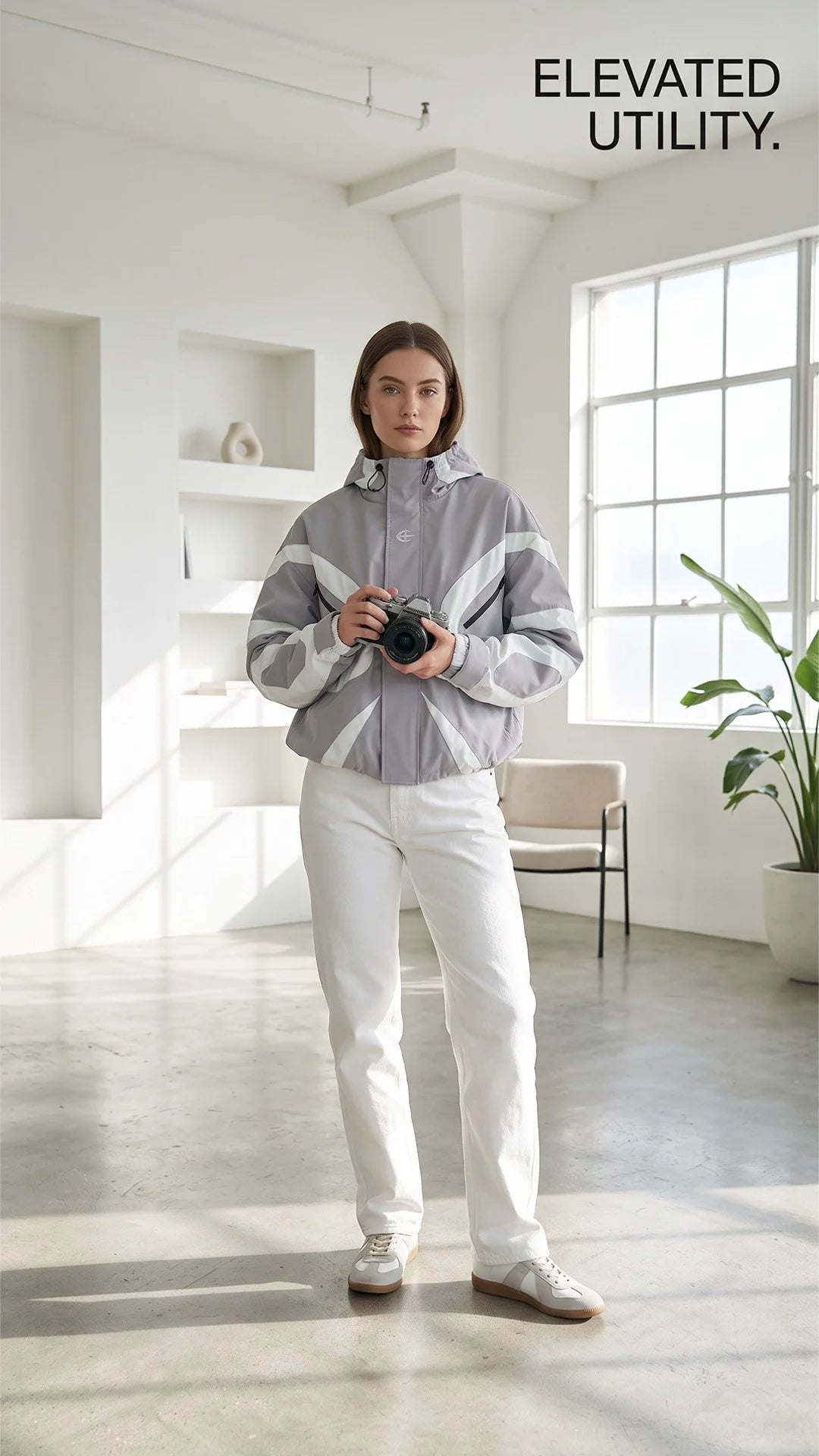 FluxGuard – Futuristic Urban Performance Windbreaker