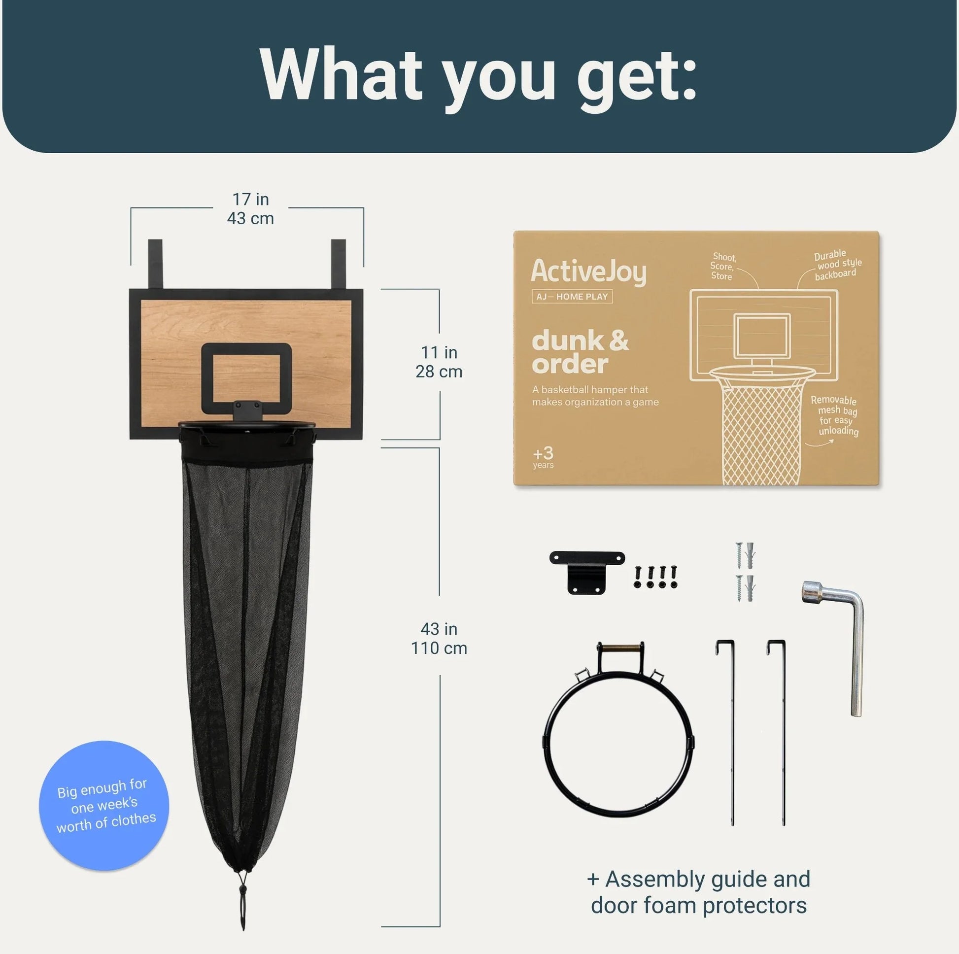 DunkHamper – Basketball Laundry Hoop