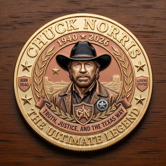Chuck Norris Legends Memorial Coin