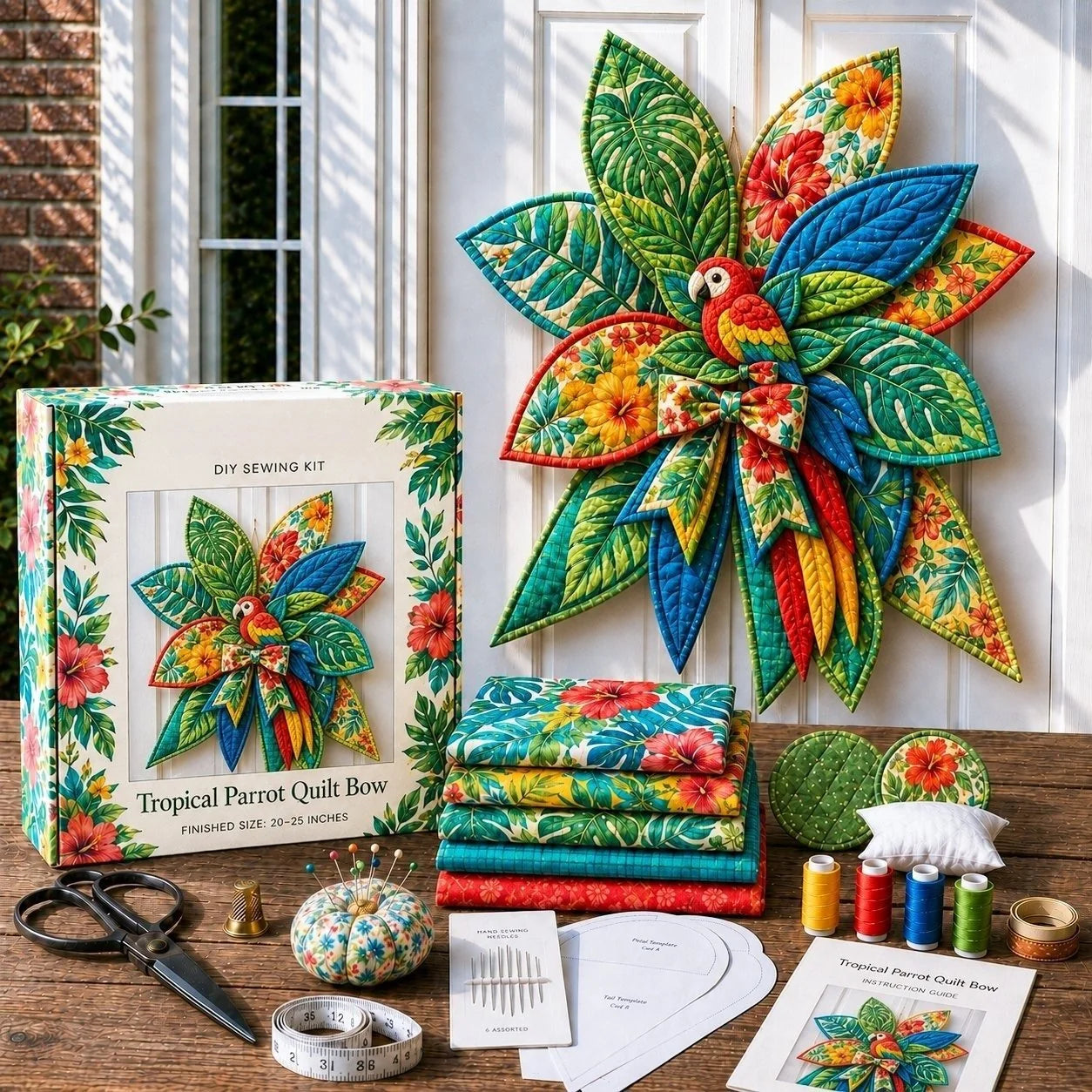 StitchCharm – Oversized 3D Quilted Bow Craft Kit