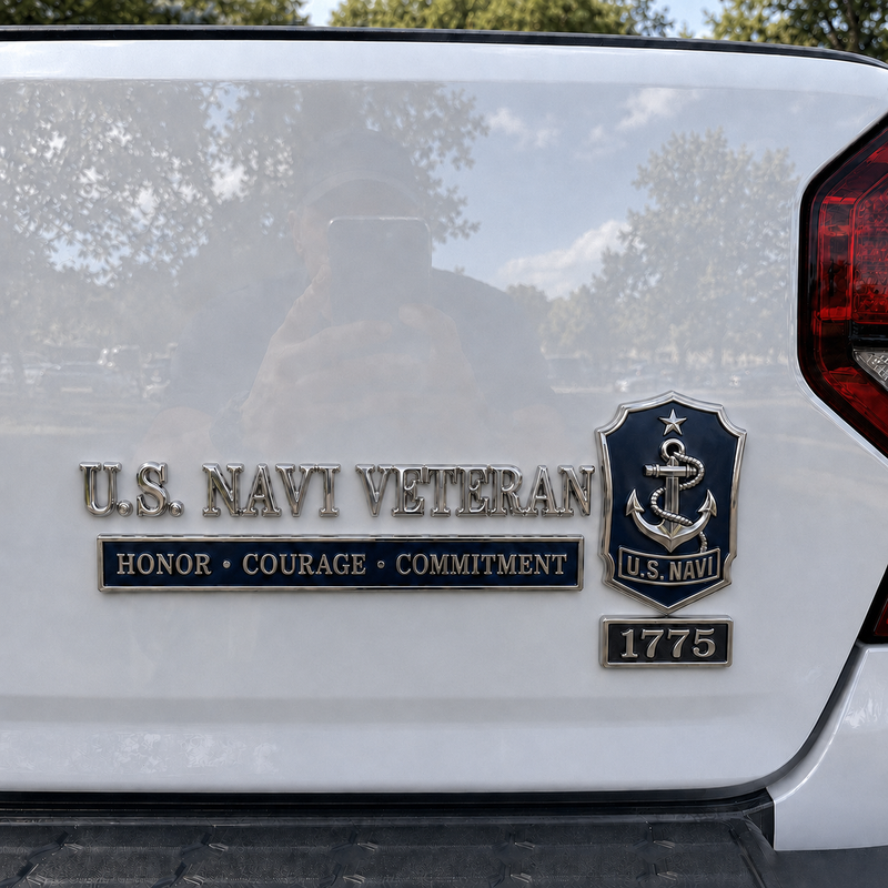 HonorDrive – U.S. Military Veteran Car Emblem