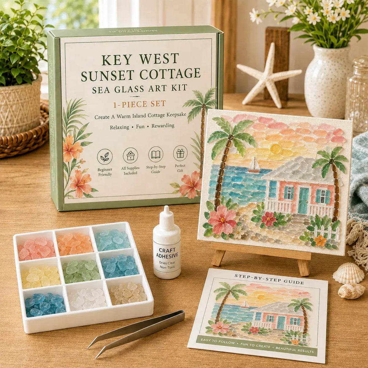 HeritageScape – American Destinations Sea Glass Art Kit