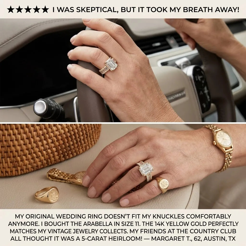 Lumière – Classic Emerald Cut Luxury Diamond Ring