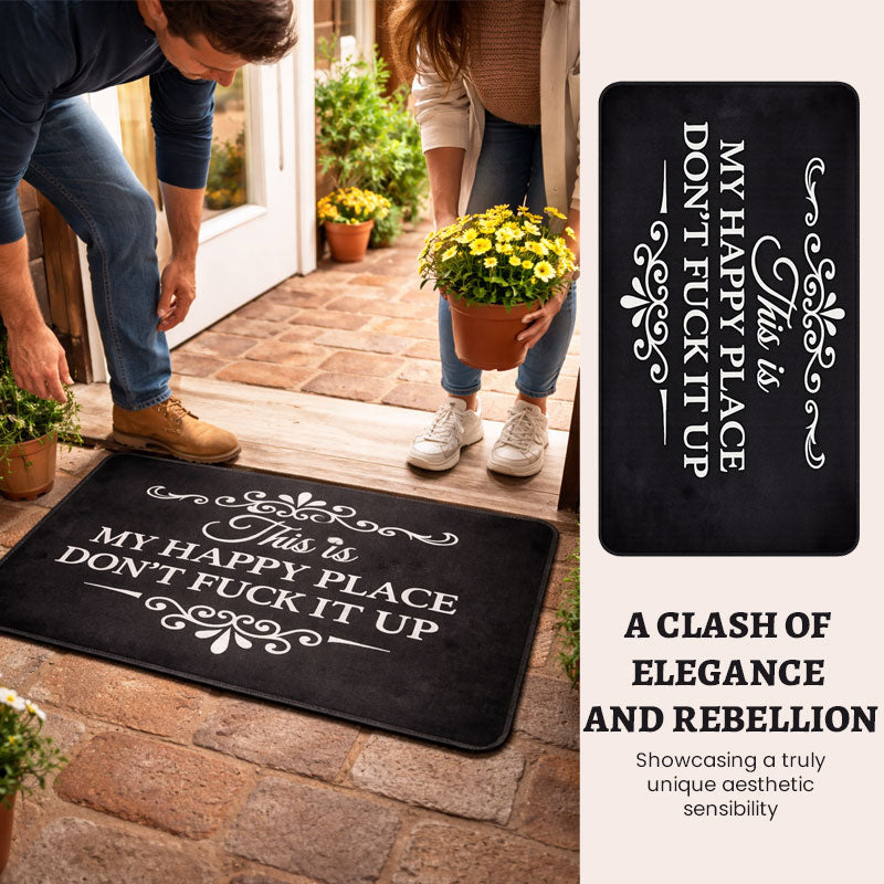 WelcomeWarn – Bold Funny Front Door Doormat