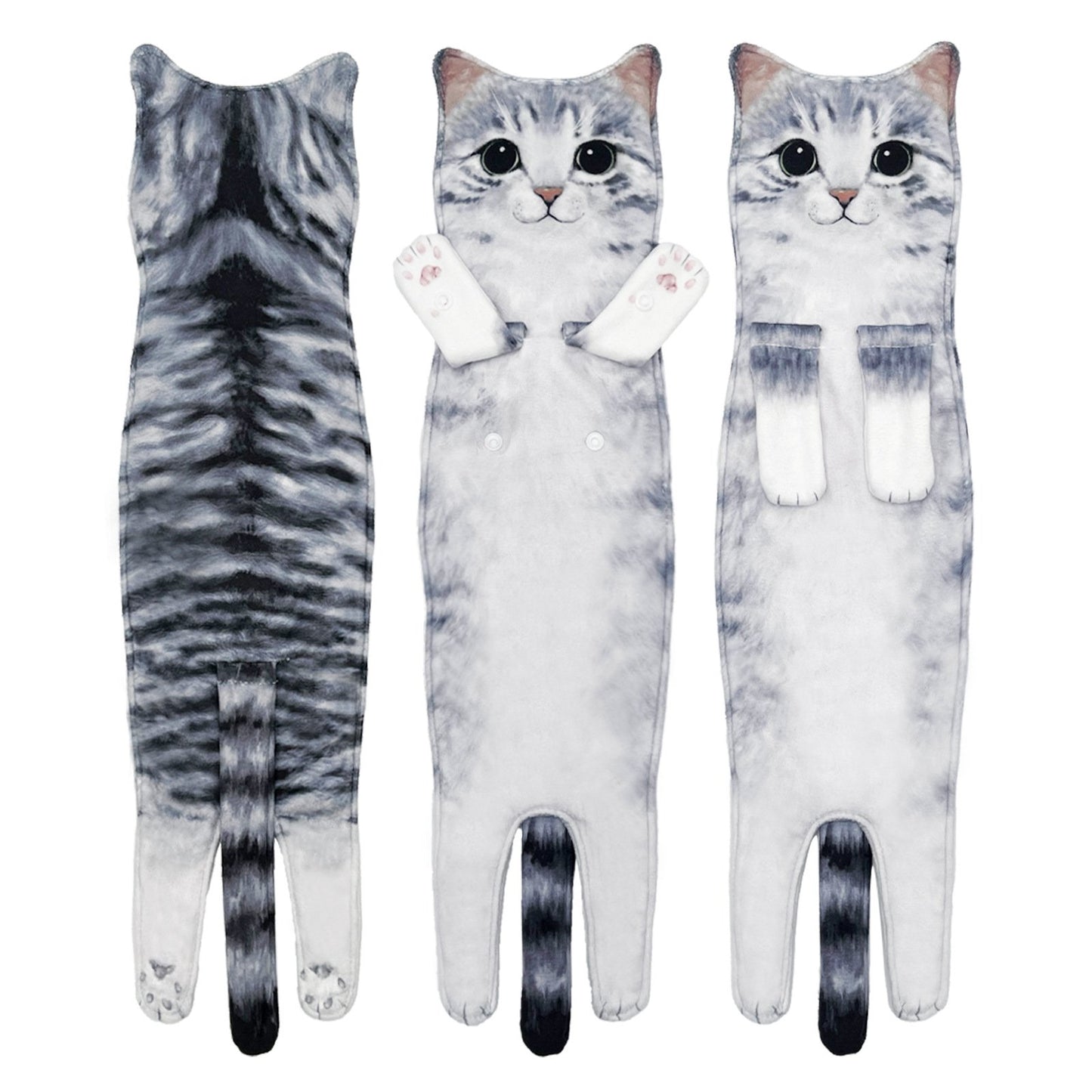 🎁 Funny Cat Hand Towels