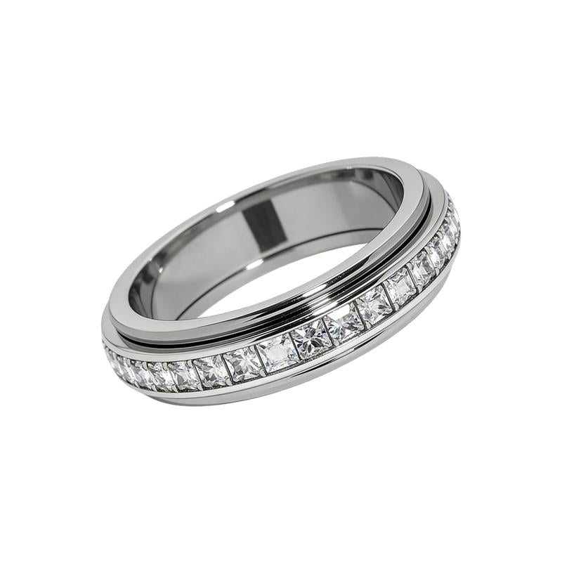 CalmAura – Titanium Anxiety Comfort Relief Ring