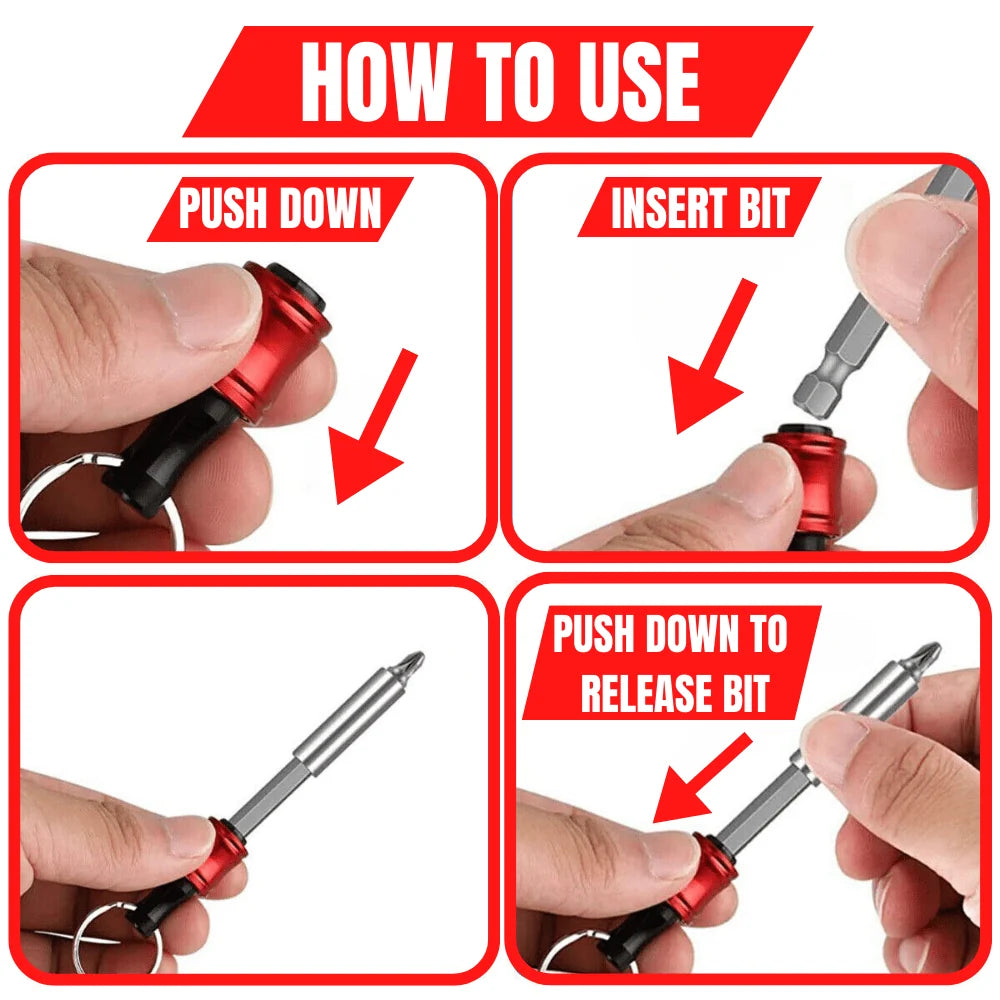 BitLock – Quick Release Hex Bit Holder Carabiner