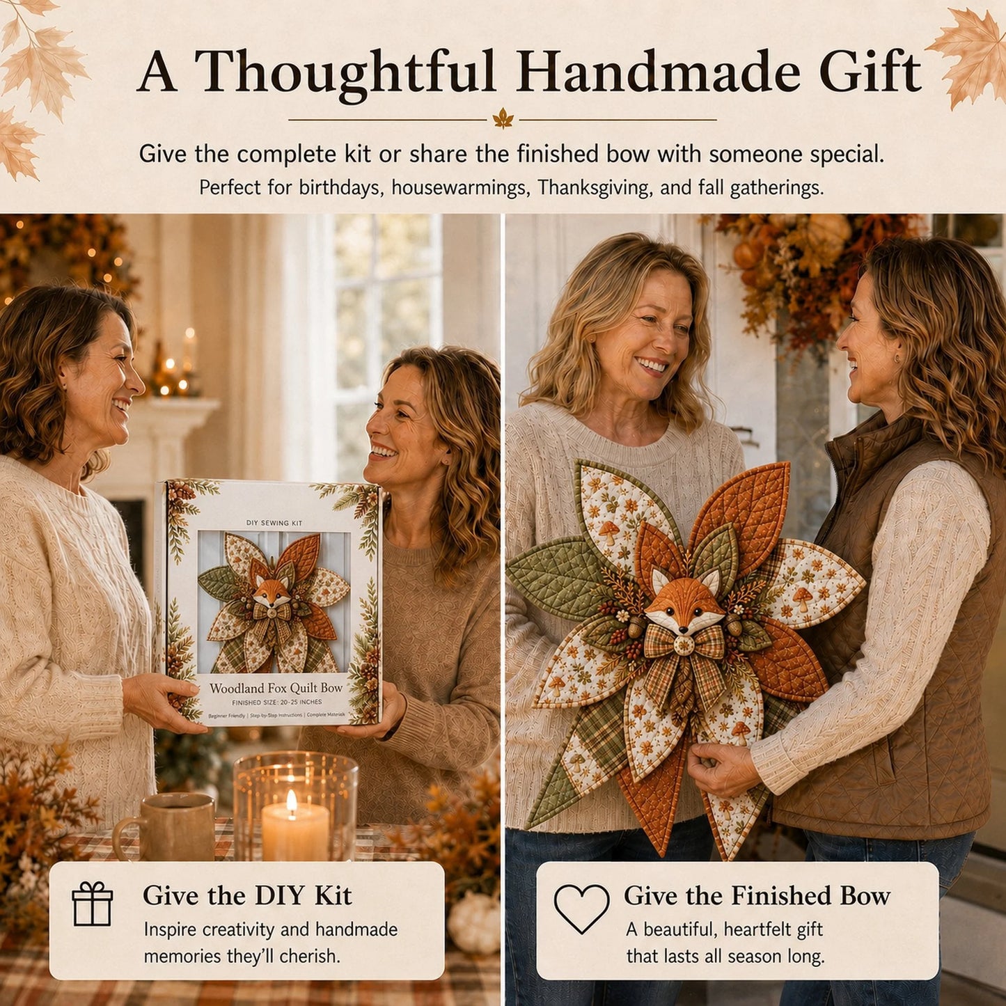StitchCharm – Oversized 3D Quilted Bow Craft Kit