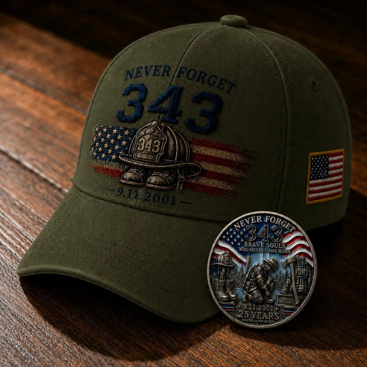 ValorMark – Premium 343 Memorial Legacy Cap