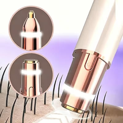 FuzzElle – Rechargeable Lipstick Facial Hair Trimmer
