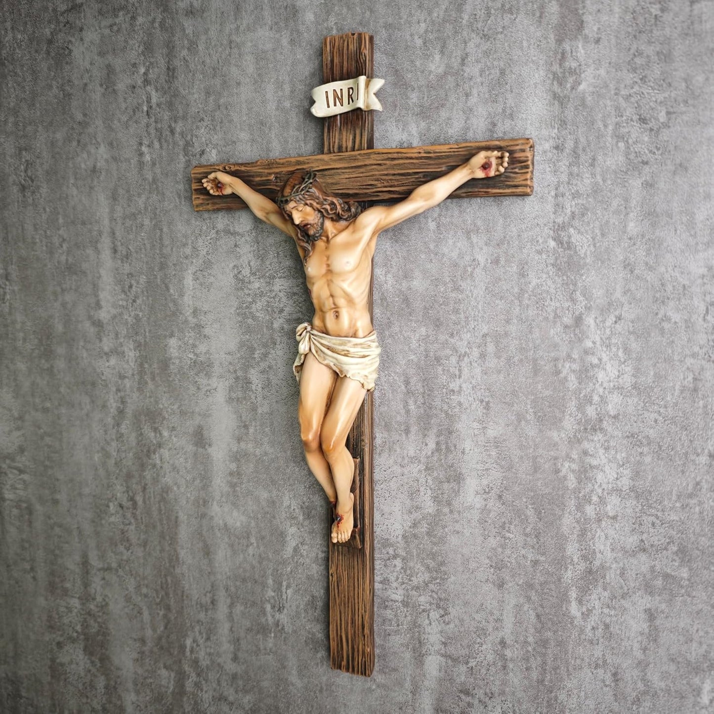 DivineBlessing – Decorative Jesus Crucifix for Home