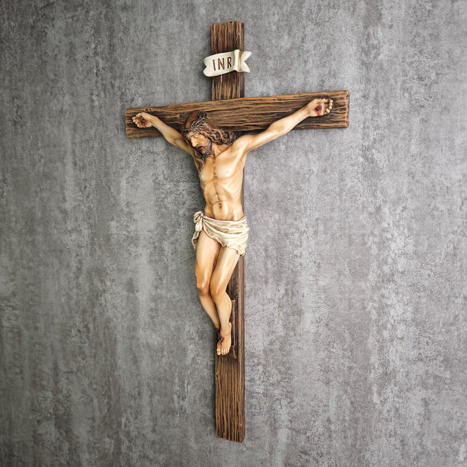 DivineBlessing – Decorative Jesus Crucifix for Home
