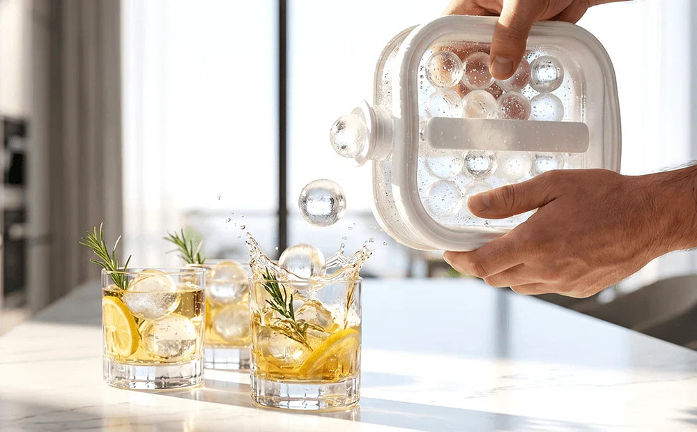 IceSphere – Portable Silicone Ice Ball Maker Kettle