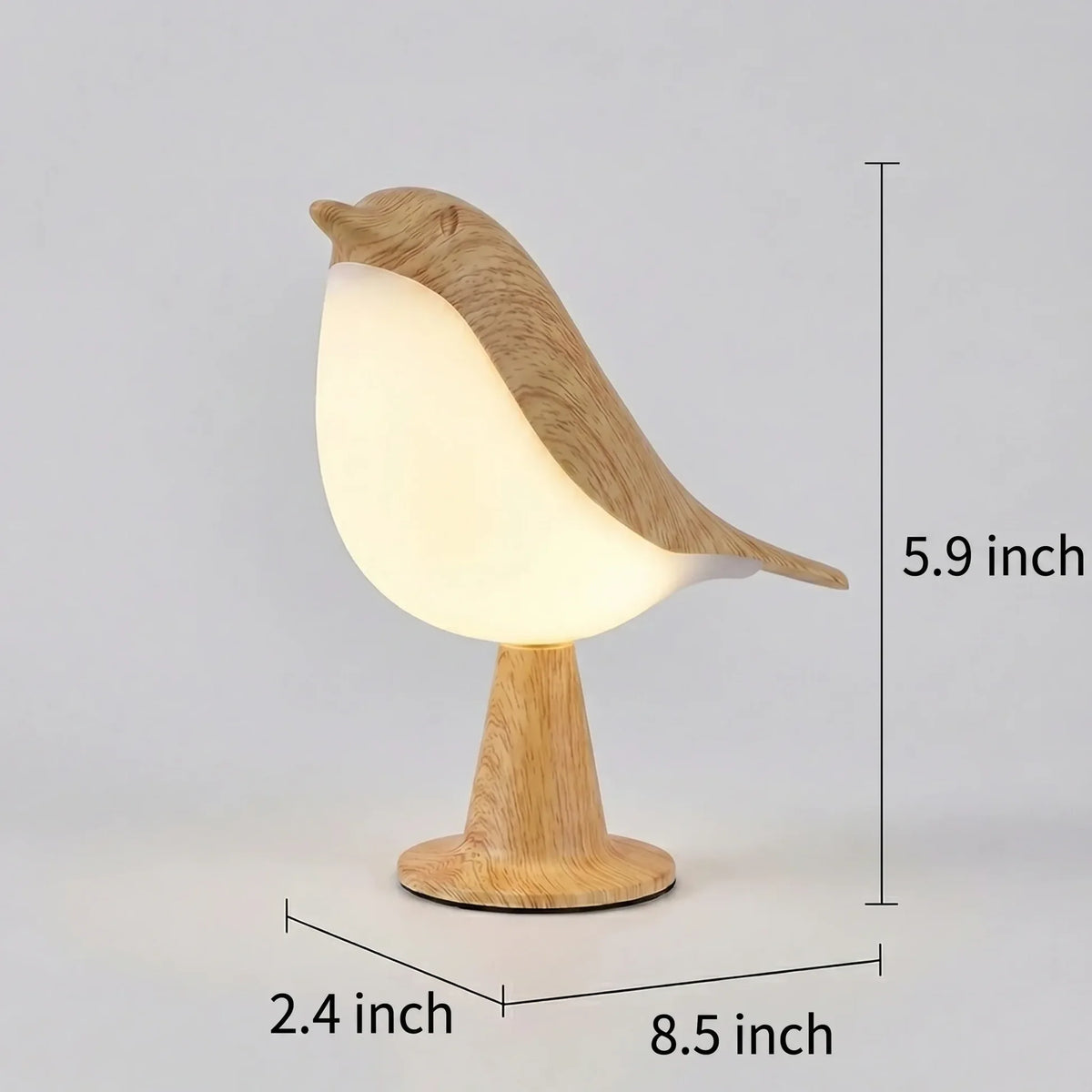 LumiWing – Elegant Bird-Inspired Rechargeable Lamp