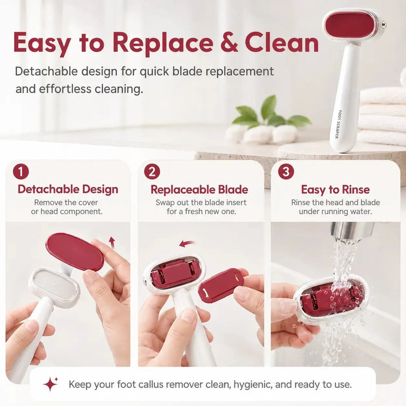 SoleRevive – Professional Dual-Sided Foot Care Scraper