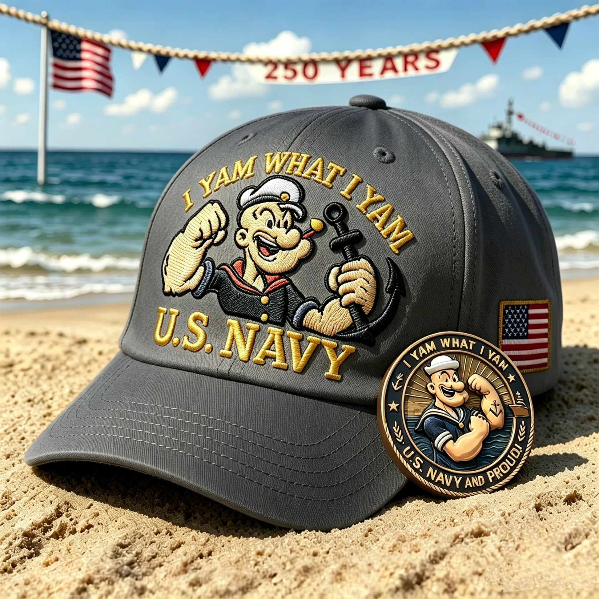 ValorMint – U.S. Navy Commemorative Cap & Coin Set