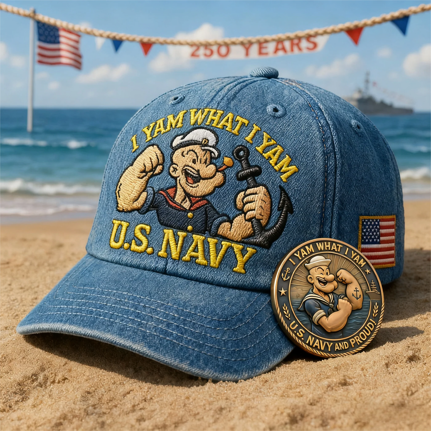 ValorMint – U.S. Navy Commemorative Cap & Coin Set