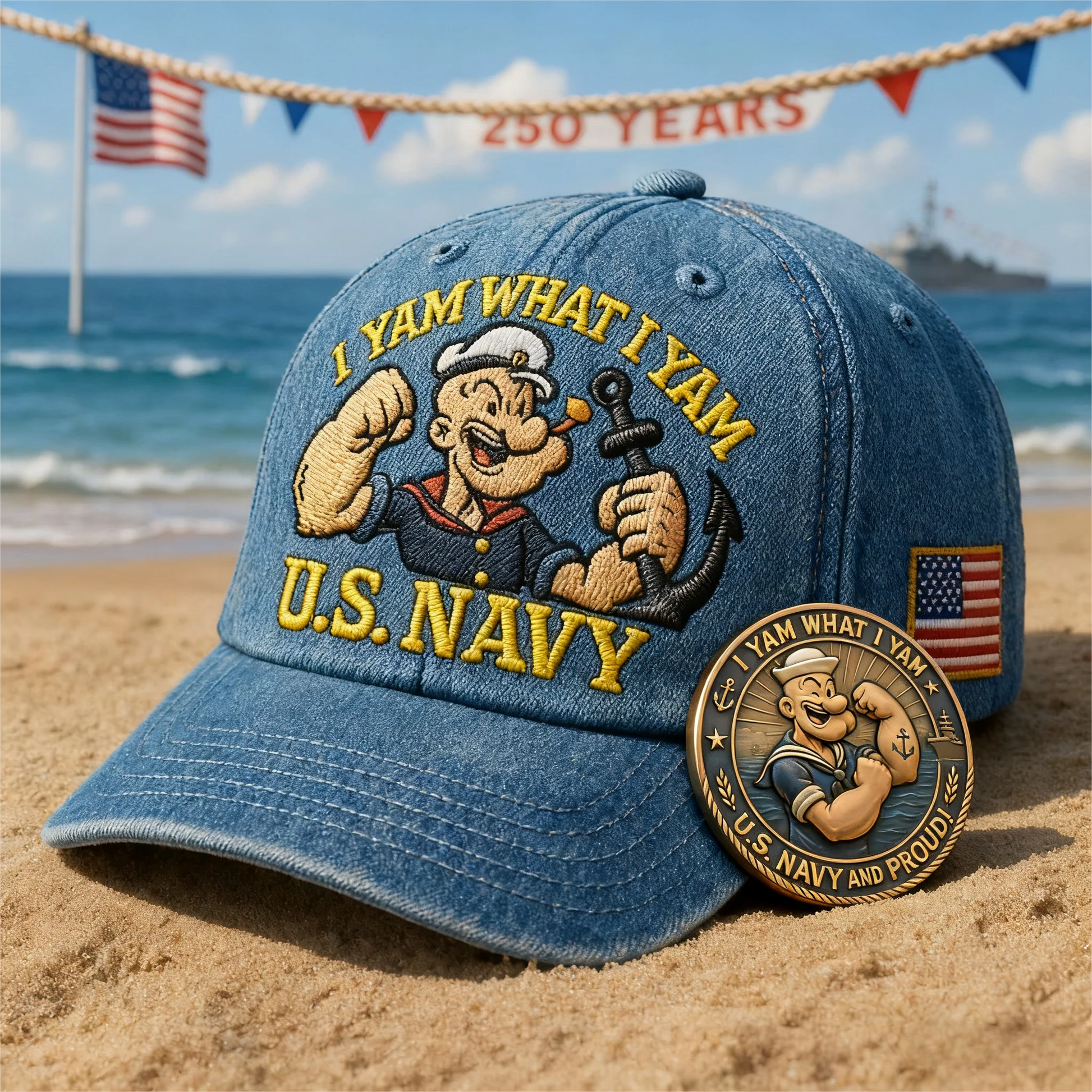 ValorMint – U.S. Navy Commemorative Cap & Coin Set
