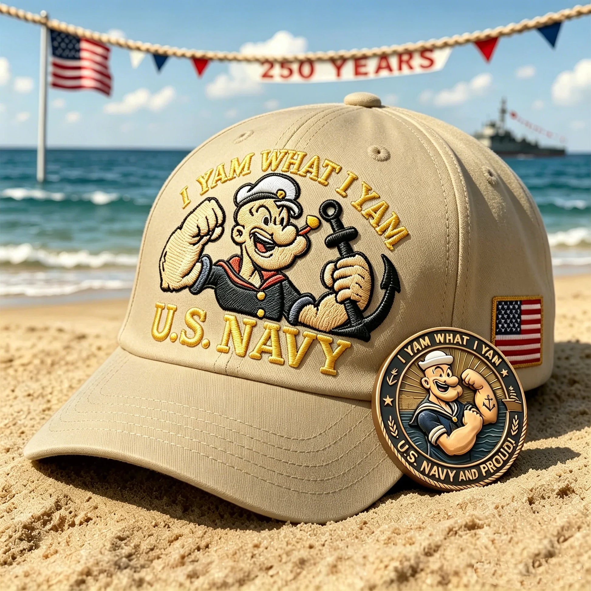ValorMint – U.S. Navy Commemorative Cap & Coin Set